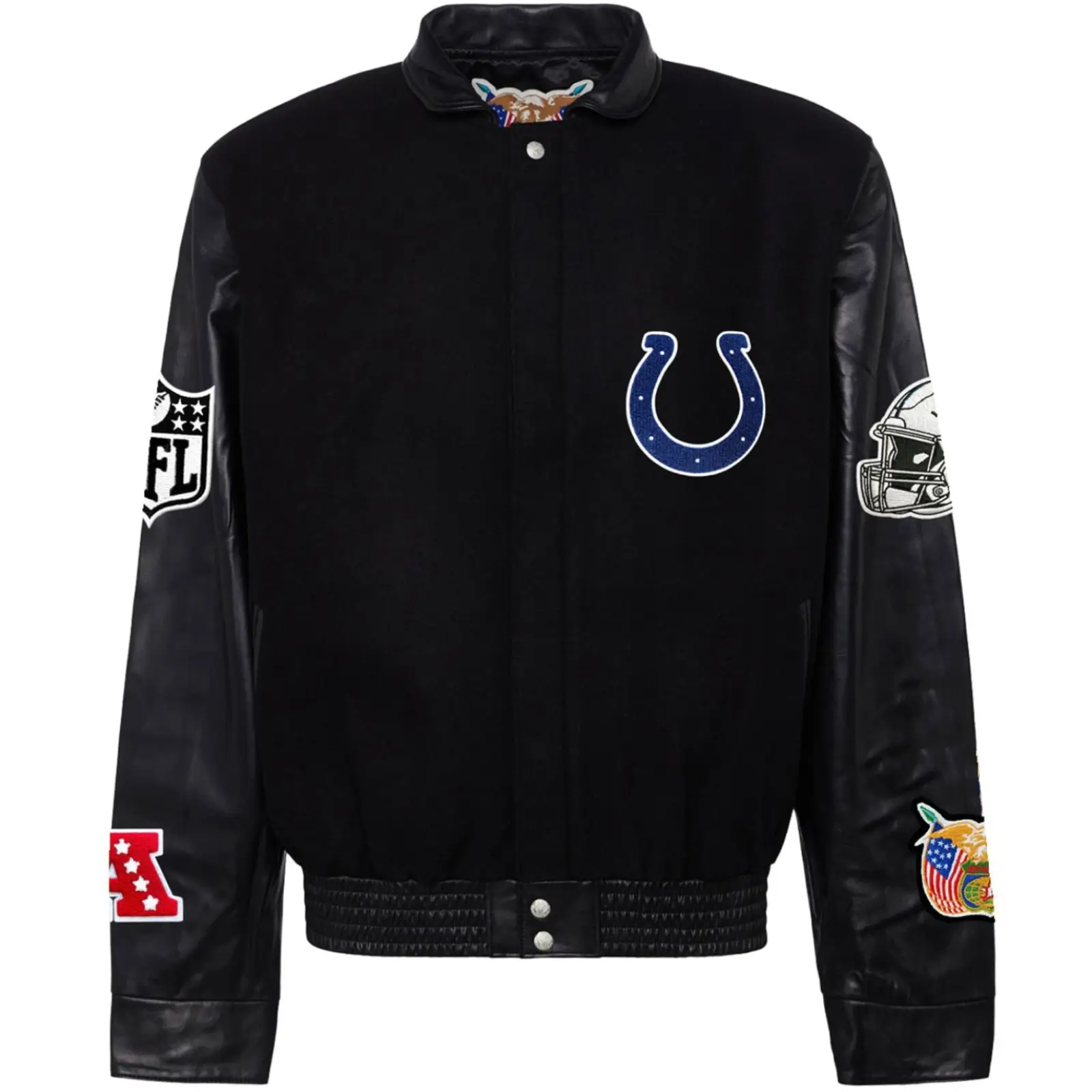 Indianapolis-Colts-Jeff-Hamilton-Wool-Leather-Varsity-Jacket-LeatherMoto