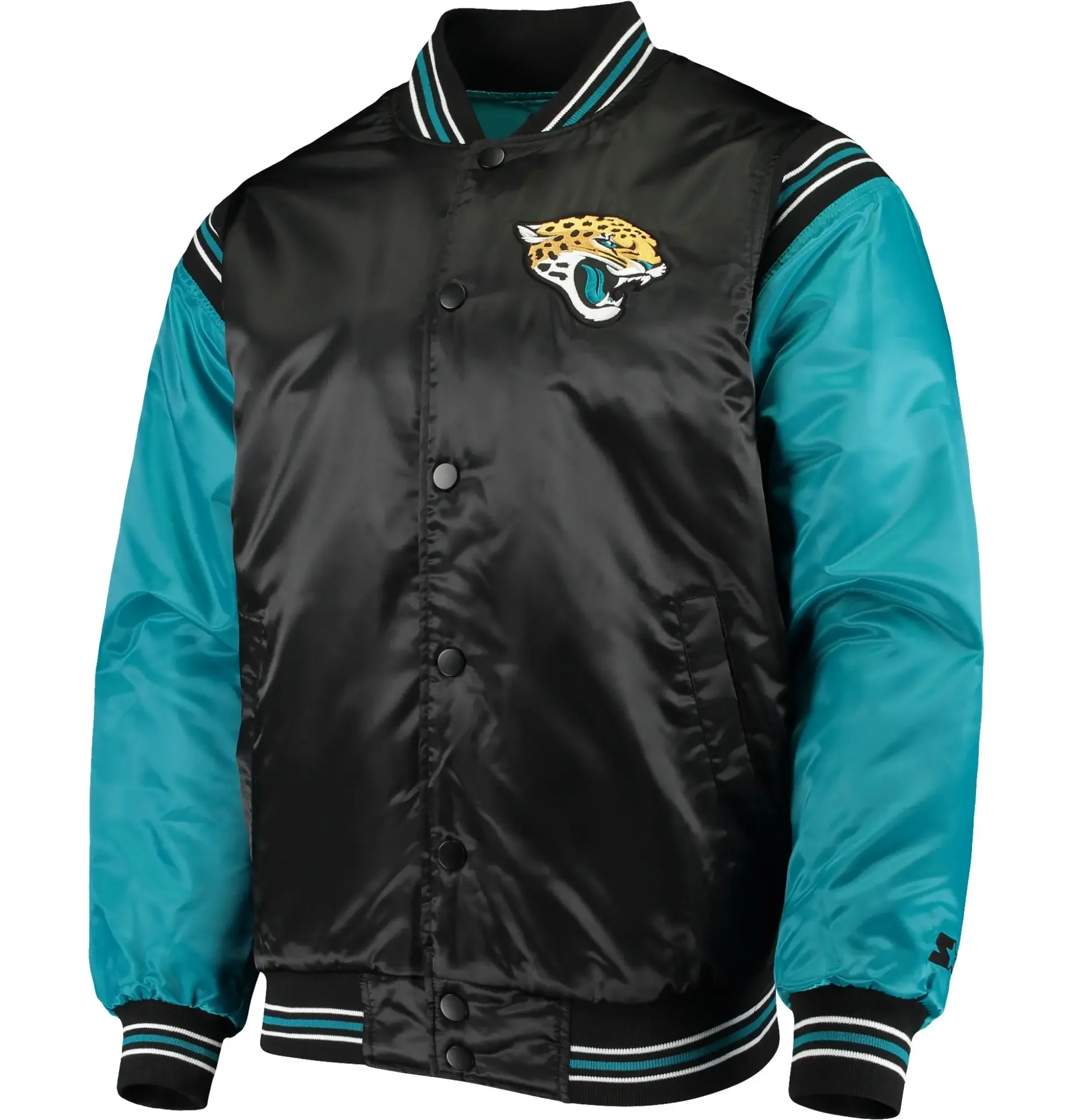 Jacksonville-Jaguars-Starter-Enforcer-Satin-Varsity-Jacket-LeatherMoto