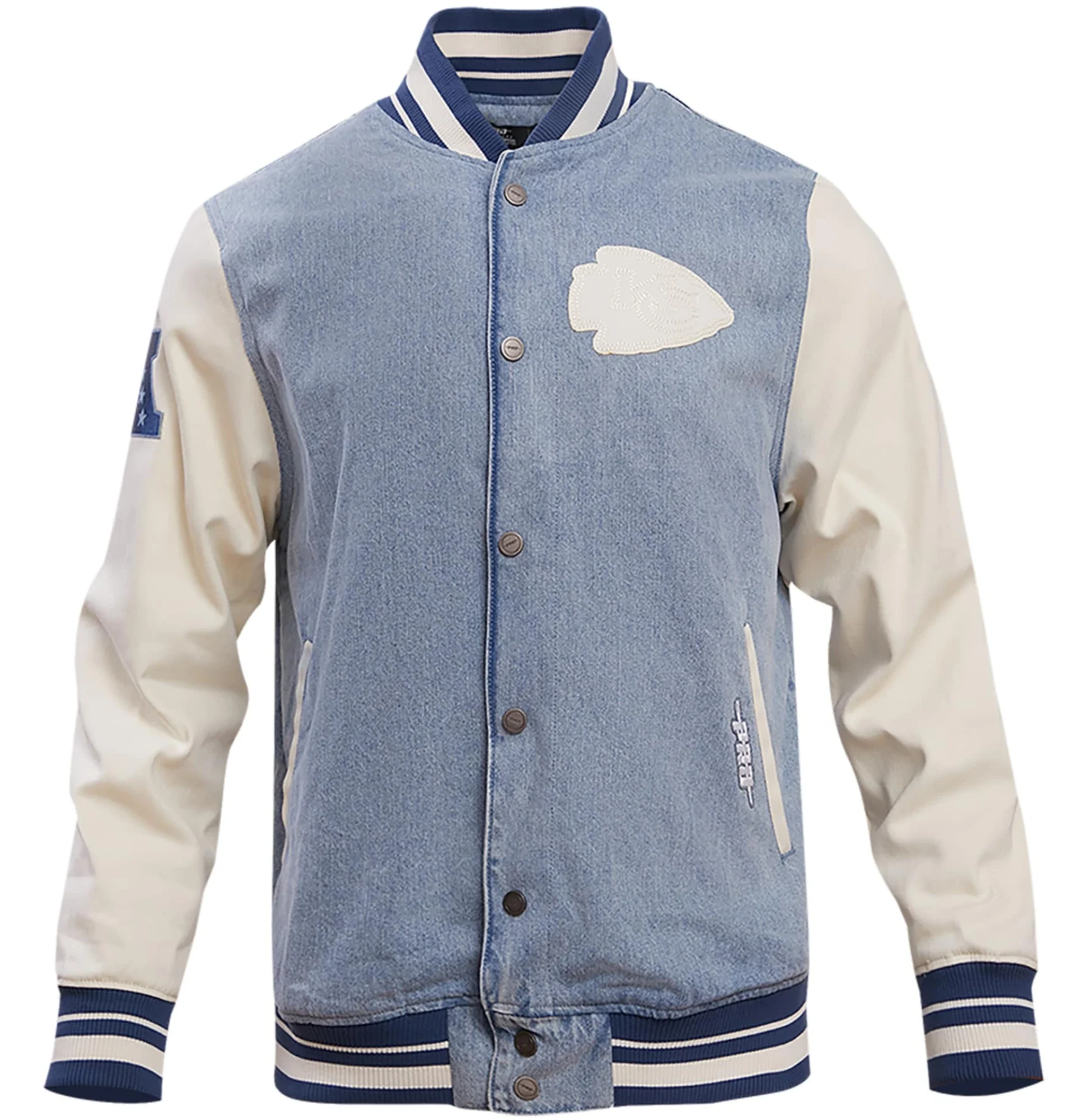 Kansas-City-Chiefs-Pro-Standard-Denim-Leather-Full-Snap-Varsity-Jacket-LeatherMoto