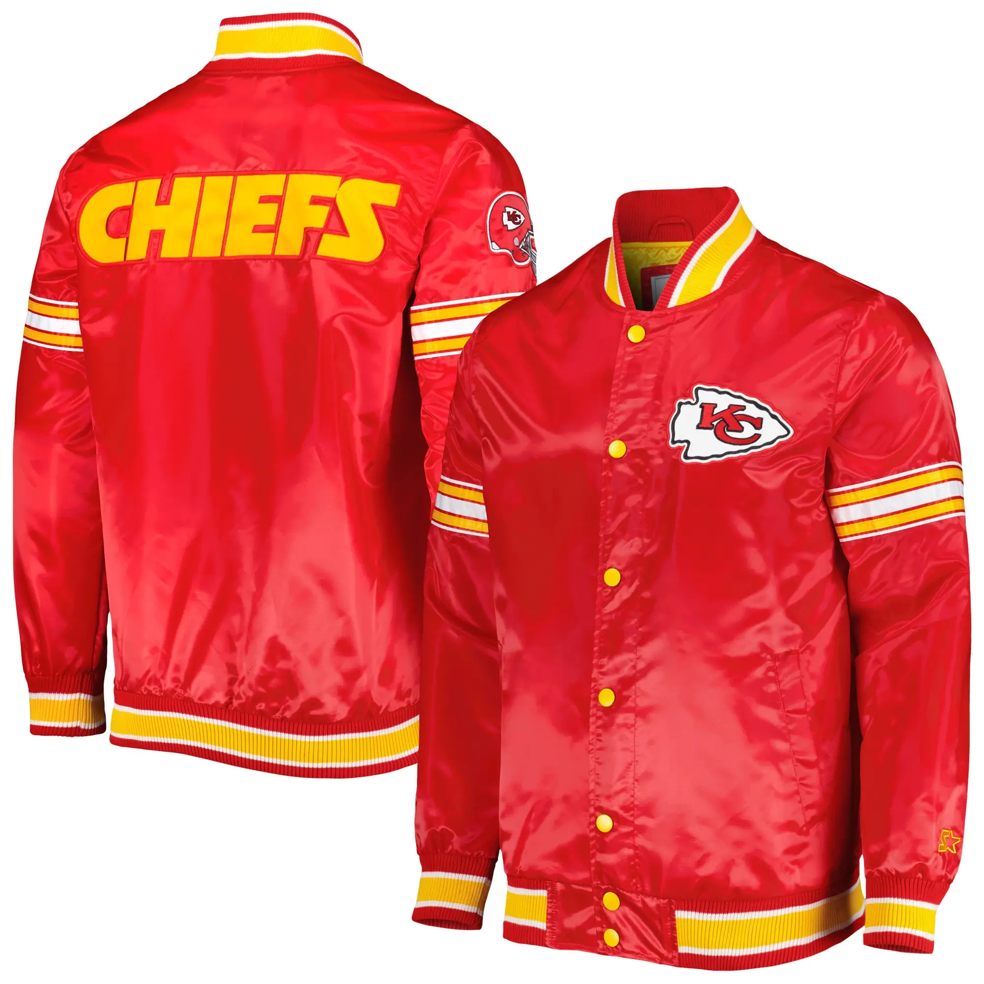 Kansas-City-Chiefs-Starter-Midfield-Full-Snap-Satin-Red-Varsity-Jacket-LeatherMoto