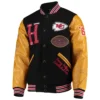 Kansas-City-Chiefs-Tommy-Hilfiger-Heritage-Full-Snap-Black-Tan-Varsity-Jacket-LeatherMoto