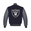 Las-Vegas-Raiders-Black-and-Grey-Varsity-Letterman-Jacket-LeatherMoto