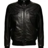 Legacy Black Aviator Bomber Leather Jacket (1)