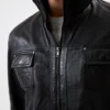 Legacy Black Aviator Bomber Leather Jacket (4)