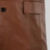 Men Leather Blazer