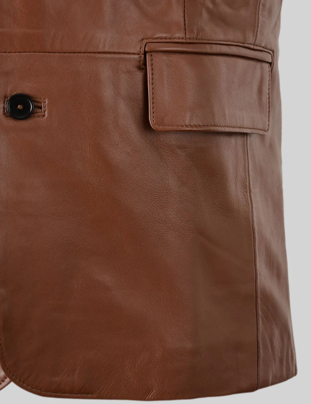 Men Leather Blazer