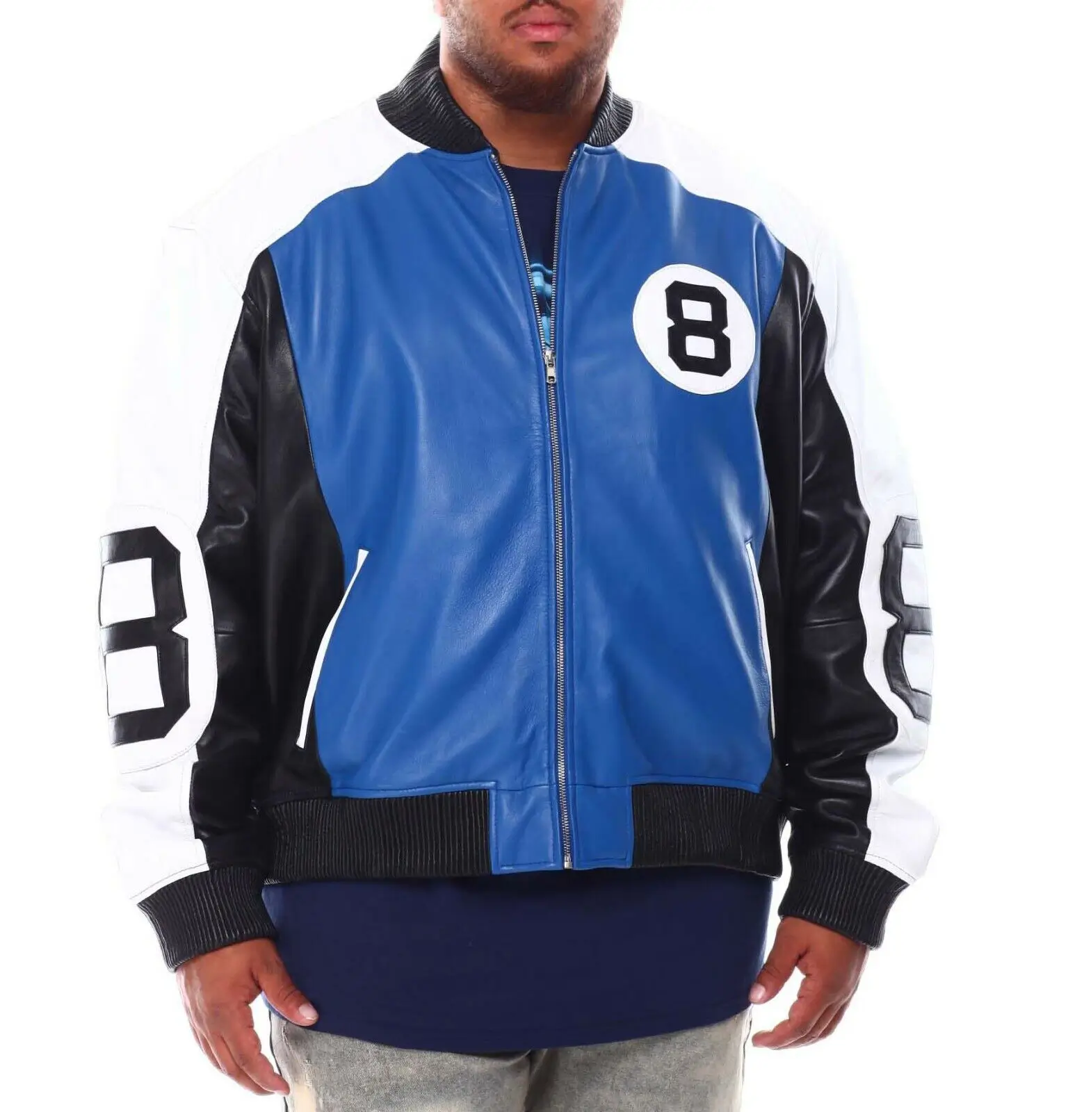 Mens-BT-8-Ball-Genuine-Leather-Jackets-team
