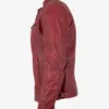 Men's Bold Ionic Red Racer Real Leather Jacket (5)