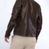 Men's Cafe Racer Heritage Leather Jacket with Quilted Shoulders (4)