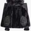 Men's Classic Black Shearling B3 Aviator Leather Jacket - Premium Sheepskin Winter Bomber (3)