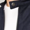 Men's Ocean Depths Suede Minimalist Style Leather Jacket (2)