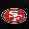 Mens-Pro-Standard-BlackWhite-San-Francisco-49ers-Logo-Full-Zip-Varsity-Jacket-LeatherMoto