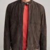 Men's Real Suede Dark Brown Explorer Leather Jacket (5)