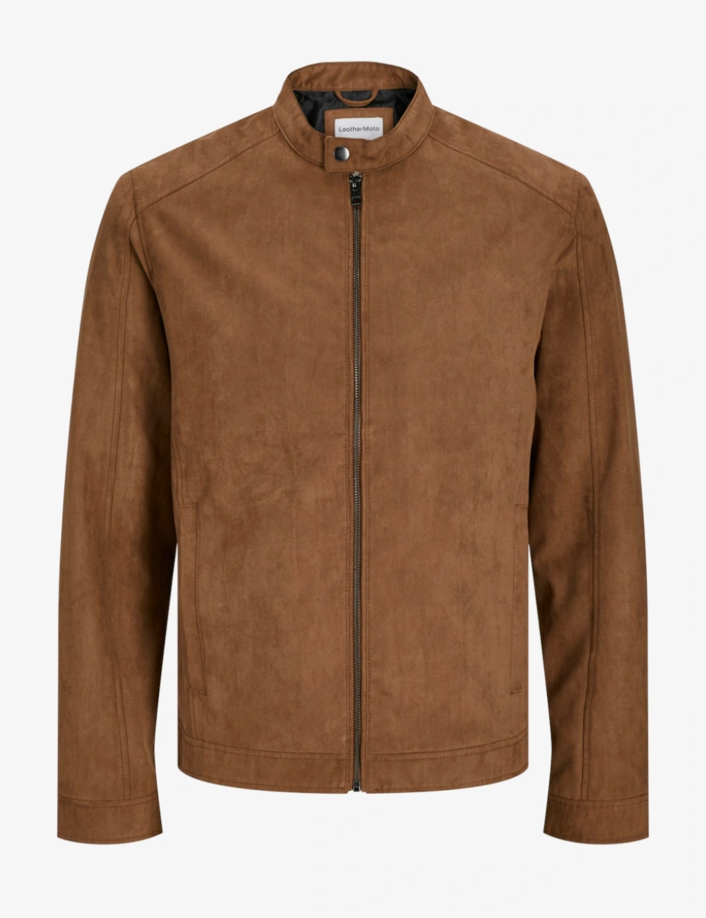 Men's Sahara Tan Suede Jacket with Minimalist Pockets (1)