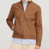 Men's Sahara Tan Suede Jacket with Minimalist Pockets (5)