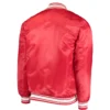 Mens-San-Francisco-49ers-Starter-Lockerroom-Full-Snap-Red-Satin-Varsity-Jacket-LeatherMoto