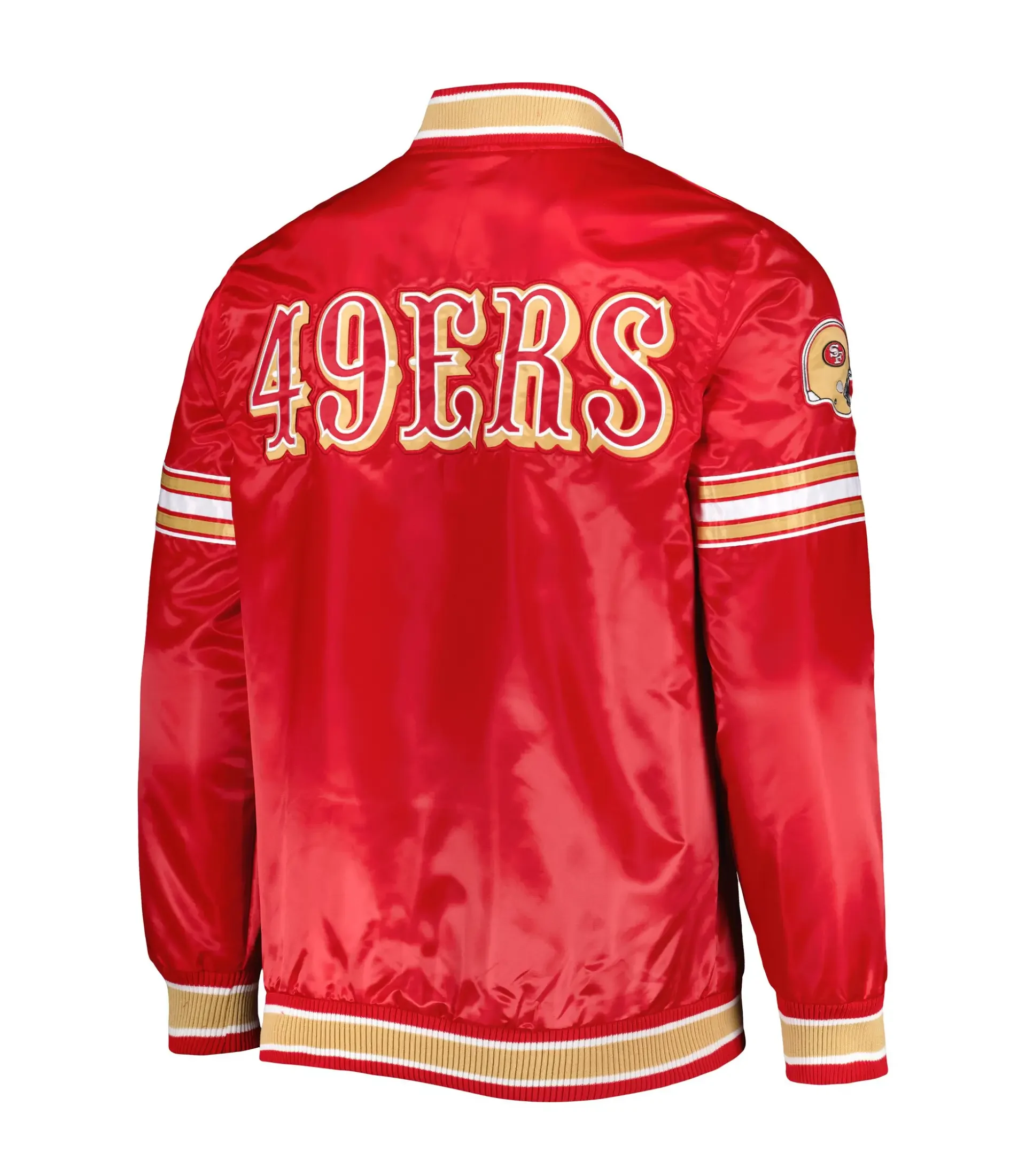 Mens-San-Francisco-49ers-Starter-Red-Midfield-Satin-Full-Snap-Varsity-Jacket-LeatherMoto