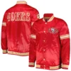 Mens-San-Francisco-49ers-Starter-Red-Midfield-Satin-Full-Snap-Varsity-Jacket-LeatherMoto