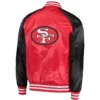 Mens-San-Francisco-49ers-Starter-RedBlack-Lead-Off-Raglan-Satin-Varsity-Jacket-LeatherMoto