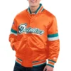 Miami-Dolphins-Gridiron-Classics-Home-Game-Satin-Varsity-Jacket-Orange-LeatherMoto