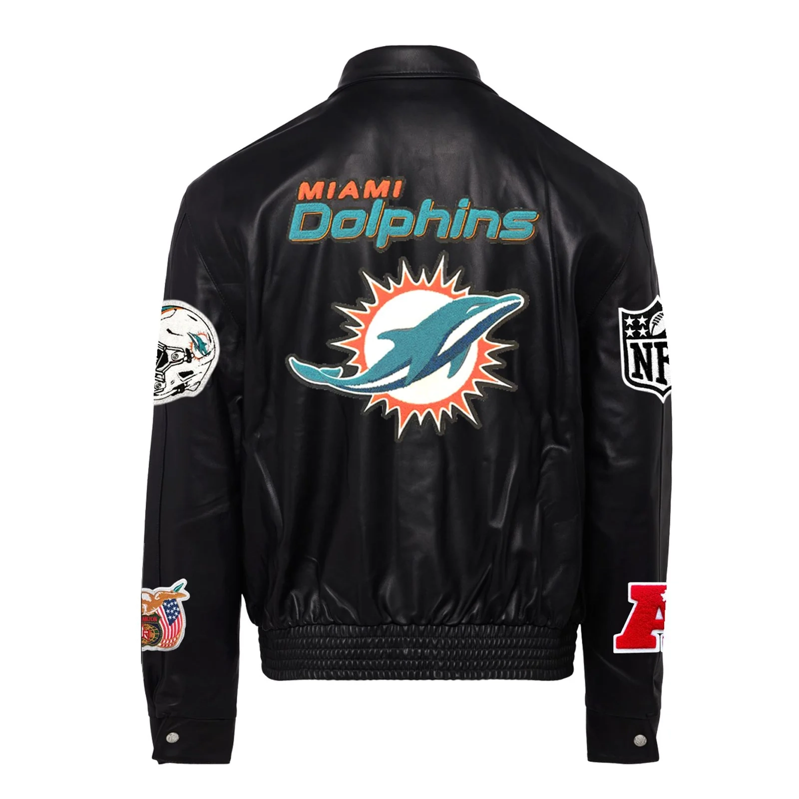 Miami-Dolphins-Jeff-Hamilton-Full-Leather-Jacket-Black-LeatherMoto