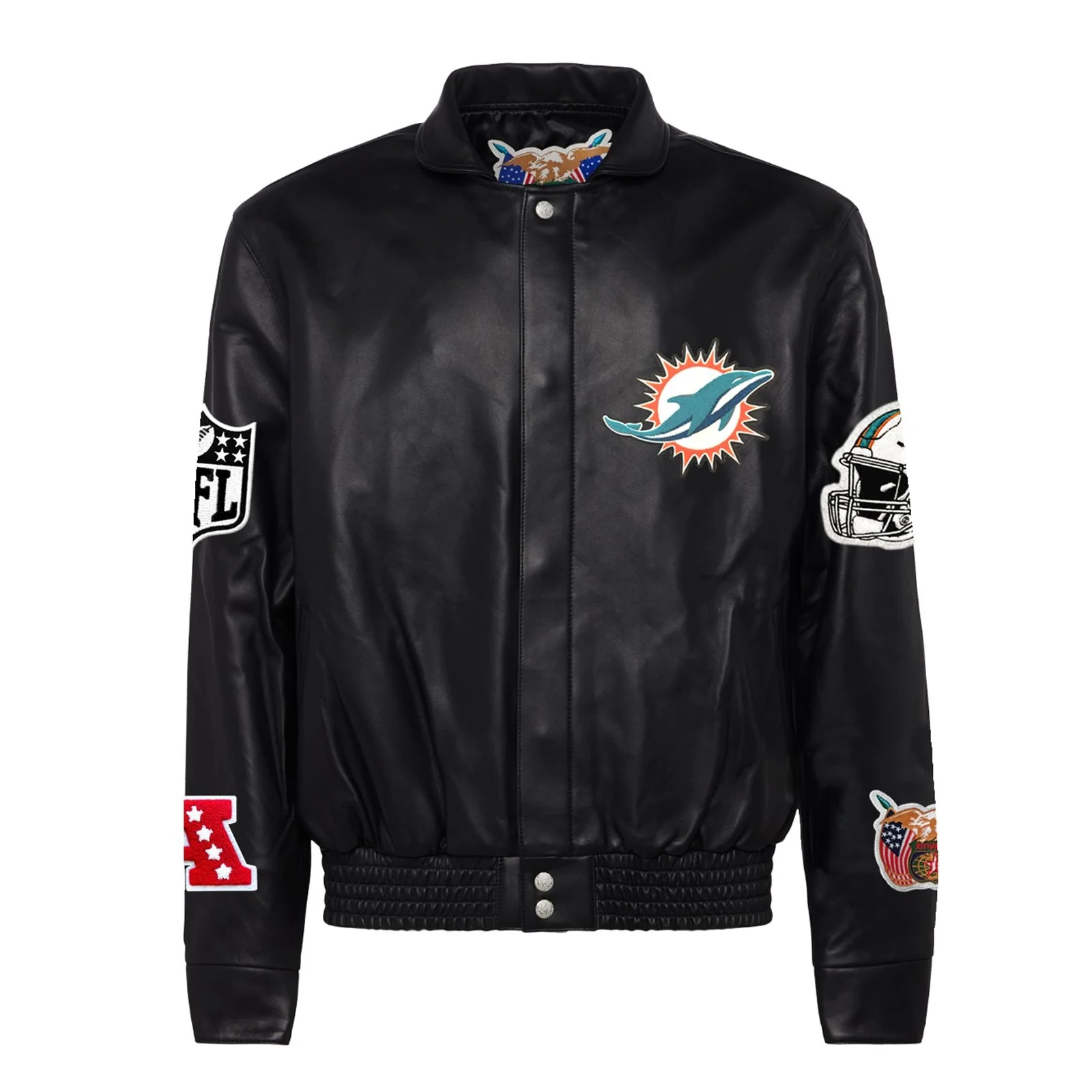 Miami-Dolphins-Jeff-Hamilton-Full-Leather-Jacket-Black-LeatherMoto