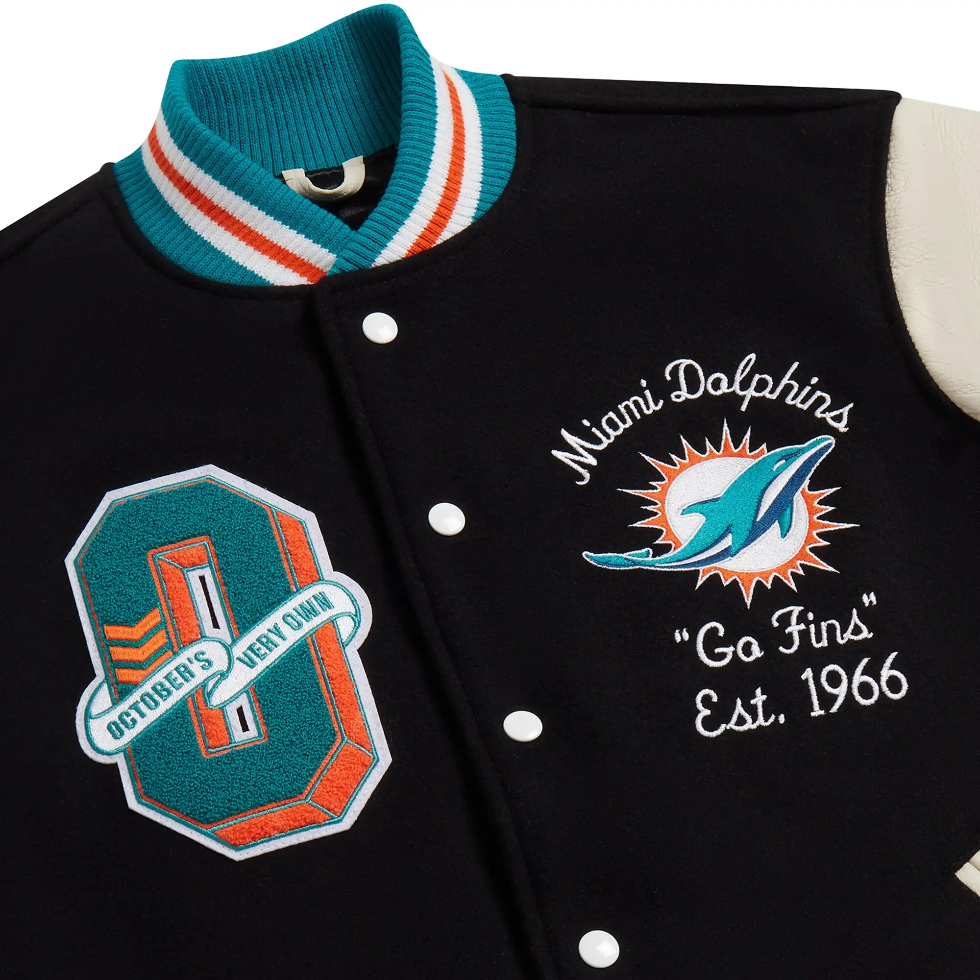 Miami-Dolphins-OVO-Black-Full-Snap-Varsity-Jacket-3