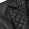 Modern Radaron Quilted Black Leather Blazer (4)