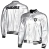 NFL-Las-Vegas-Raiders-The-Wild-Collective-Metallic-Silver-Bomber-Jacket-LeatherMoto