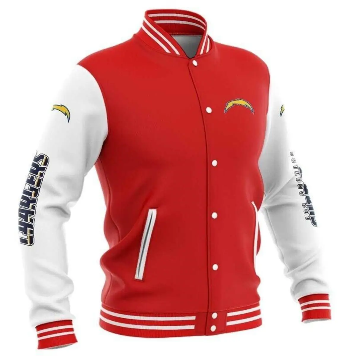 NFL-Los-Angeles-Chargers-Jacksonville-Jaguars-Baseball-Red-Varsity-Jacket-LeatherMoto