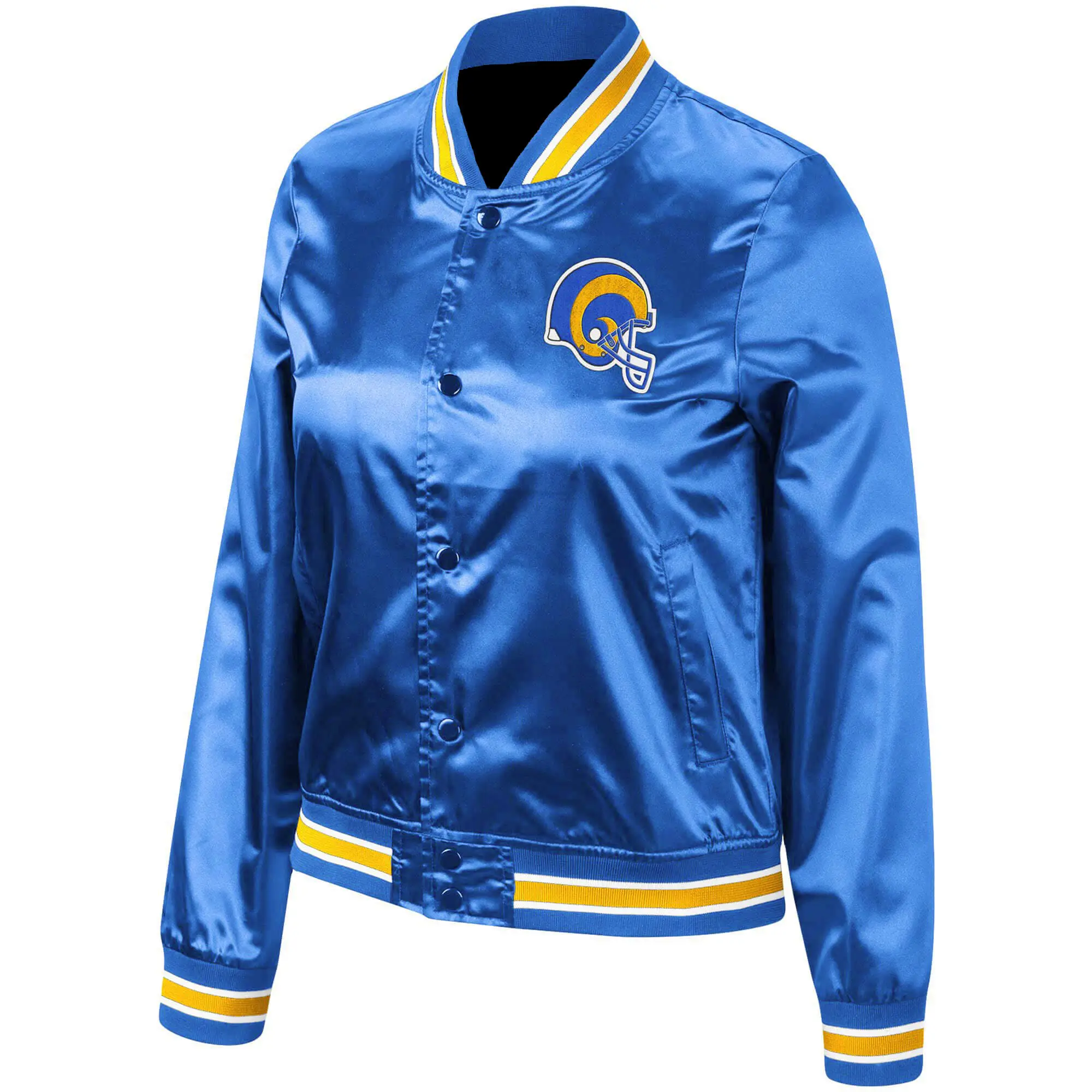 NFL-Los-Angeles-Rams-Blue-Satin-Jacket-LeatherMoto
