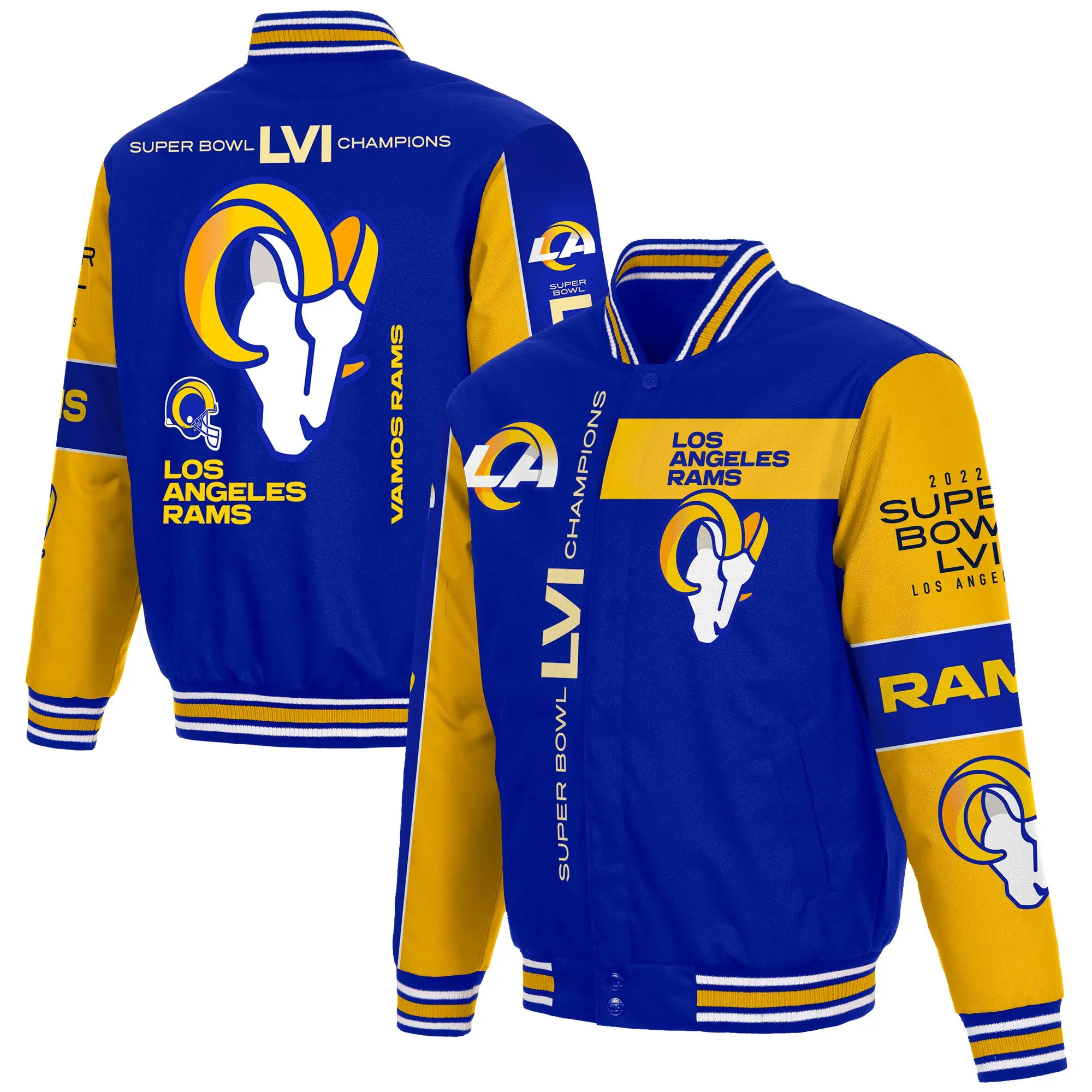 NFL-Los-Angeles-Rams-JH-Design-Super-Bowl-Lvi-Jacket-LeatherMoto