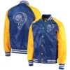 Los Angeles Rams NFL Lead-Off Satin Varsity Jacket - Image 4