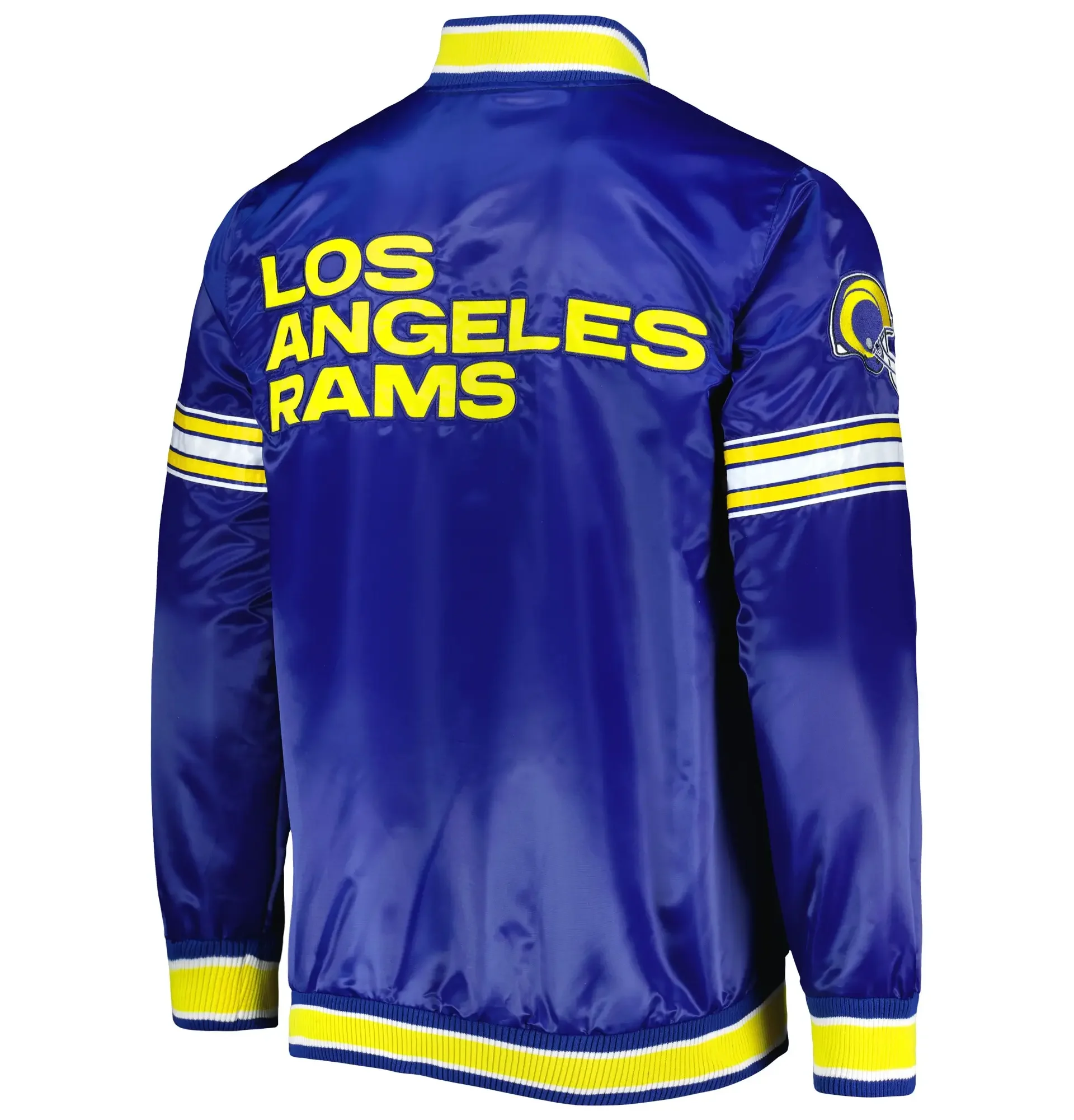 NFL-Los-Angeles-Rams-Starter-Midfield-Satin-Full-Snap-Varsity-Jacket-LeatherMoto