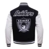 NFL-Los-Vegas-Raiders-Pro-Standard-Logo-Classic-Black-White-Varsity-Jacket-LeatherMoto