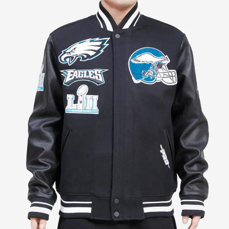 NFL-Philadelphia-Eagles-Black-Varsity-Jacket-LeatherMoto