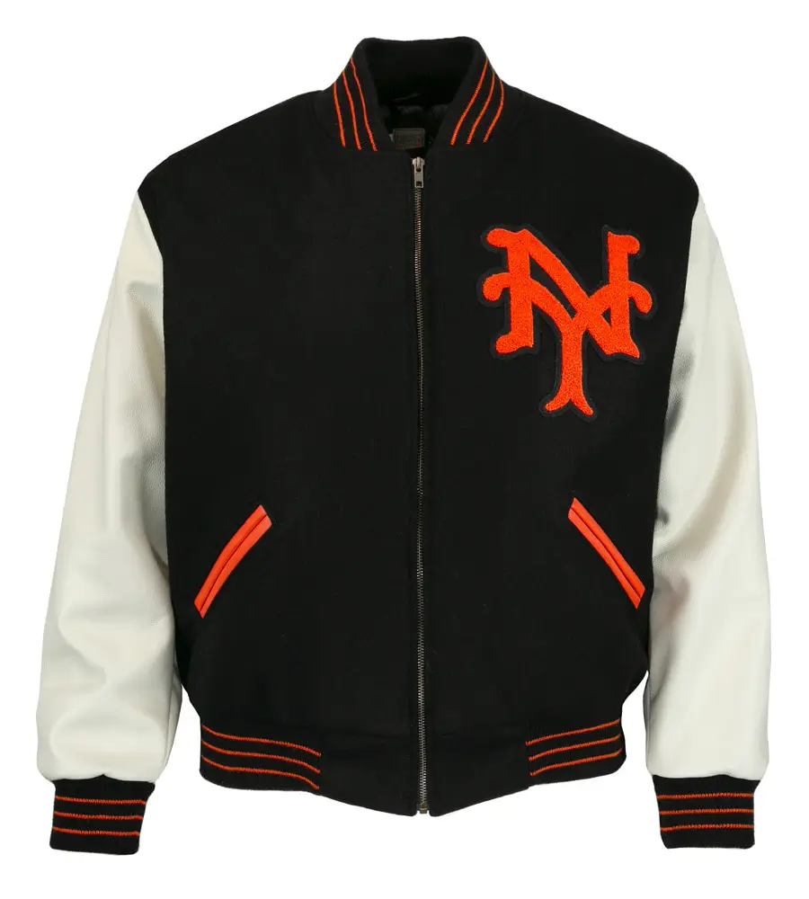 New-York-Giants-1951-Authentic-Black-Wool-Leather-Varsity-Jacket-LeatherMoto