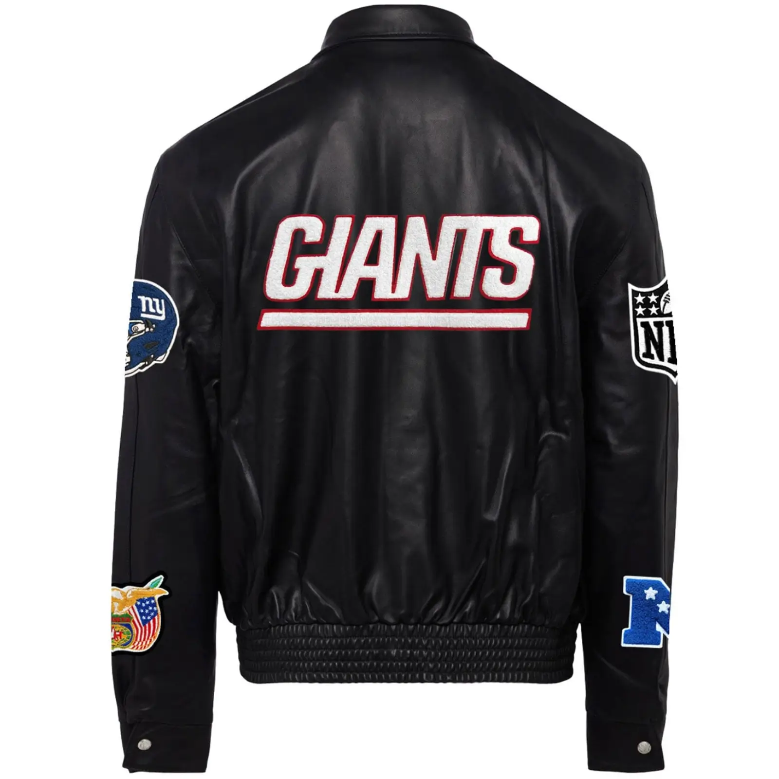 New-York-Giants-Jeff-Hamilton-Black-Leather-Varsity-Jacket-LeatherMoto
