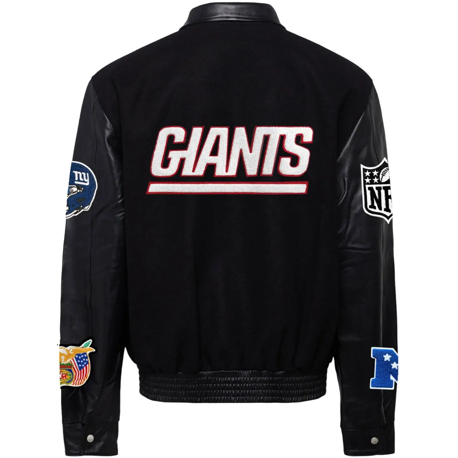New-York-Giants-Jeff-Hamilton-Black-Wool-Leather-Varsity-Jacket-LeatherMoto