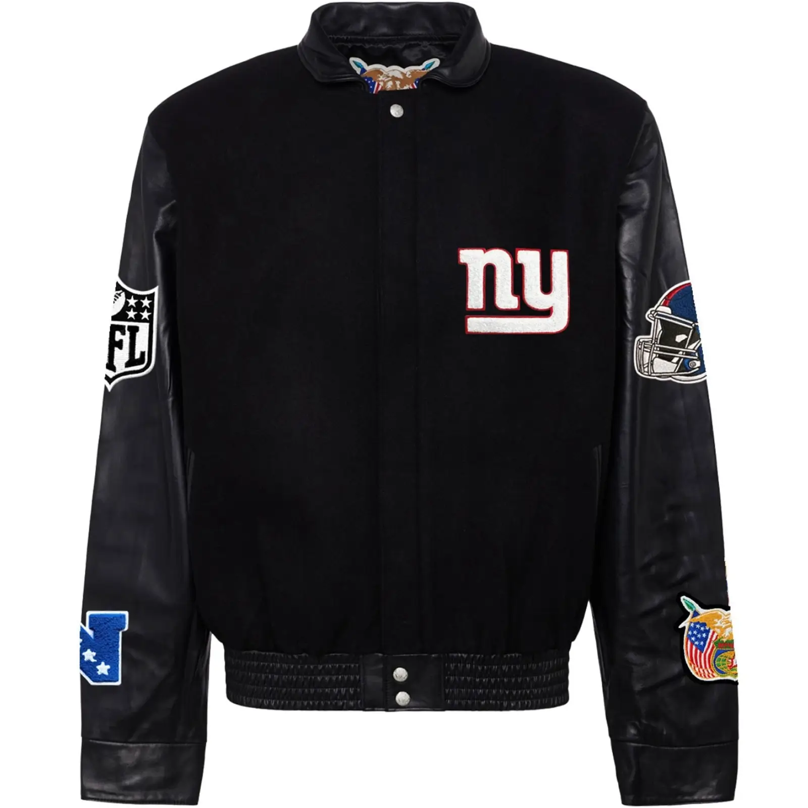 New-York-Giants-Jeff-Hamilton-Black-Wool-Leather-Varsity-Jacket-LeatherMoto
