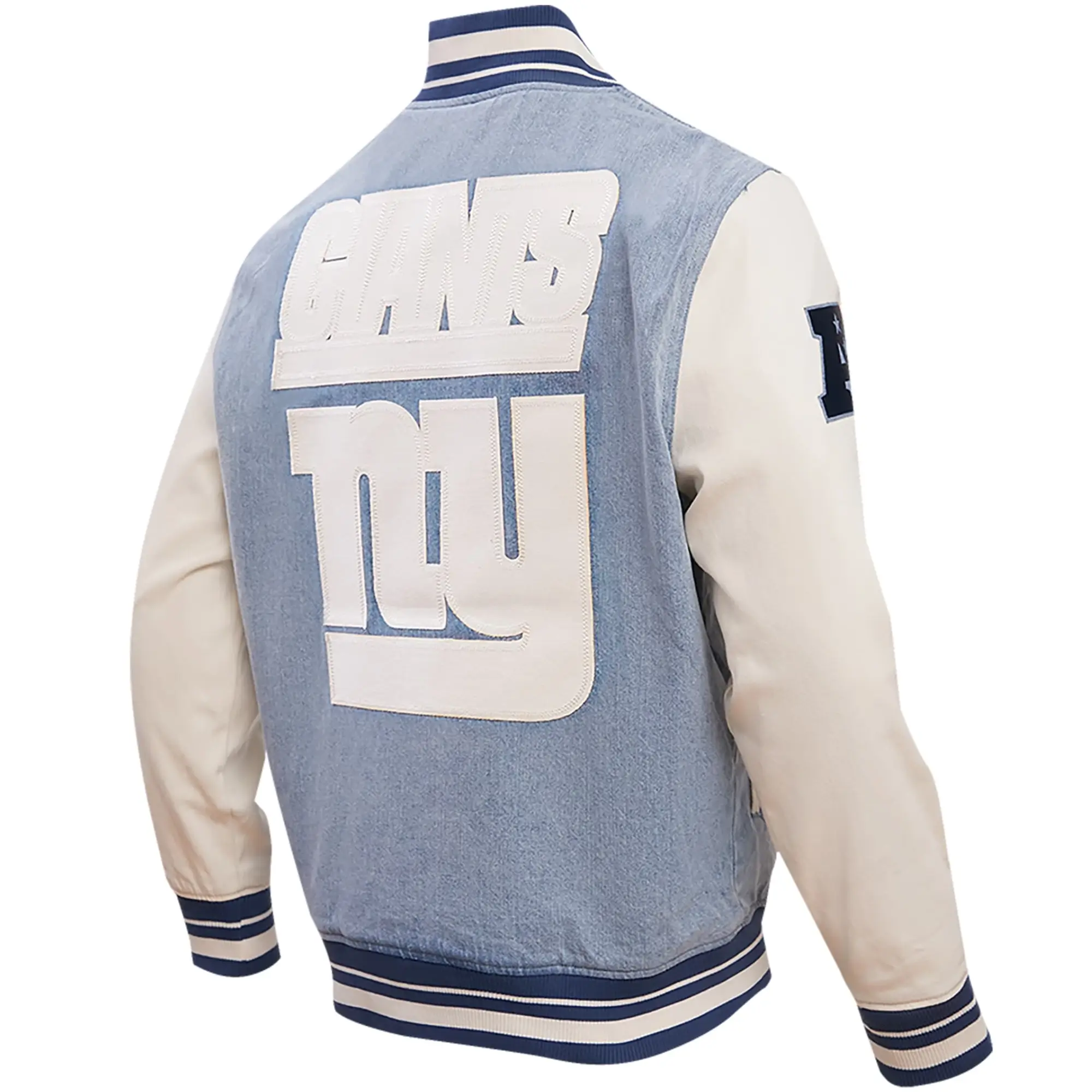 New-York-Giants-Pro-Standard-Denim-Leather-Varsity-Varsity-Jacket-LeatherMoto