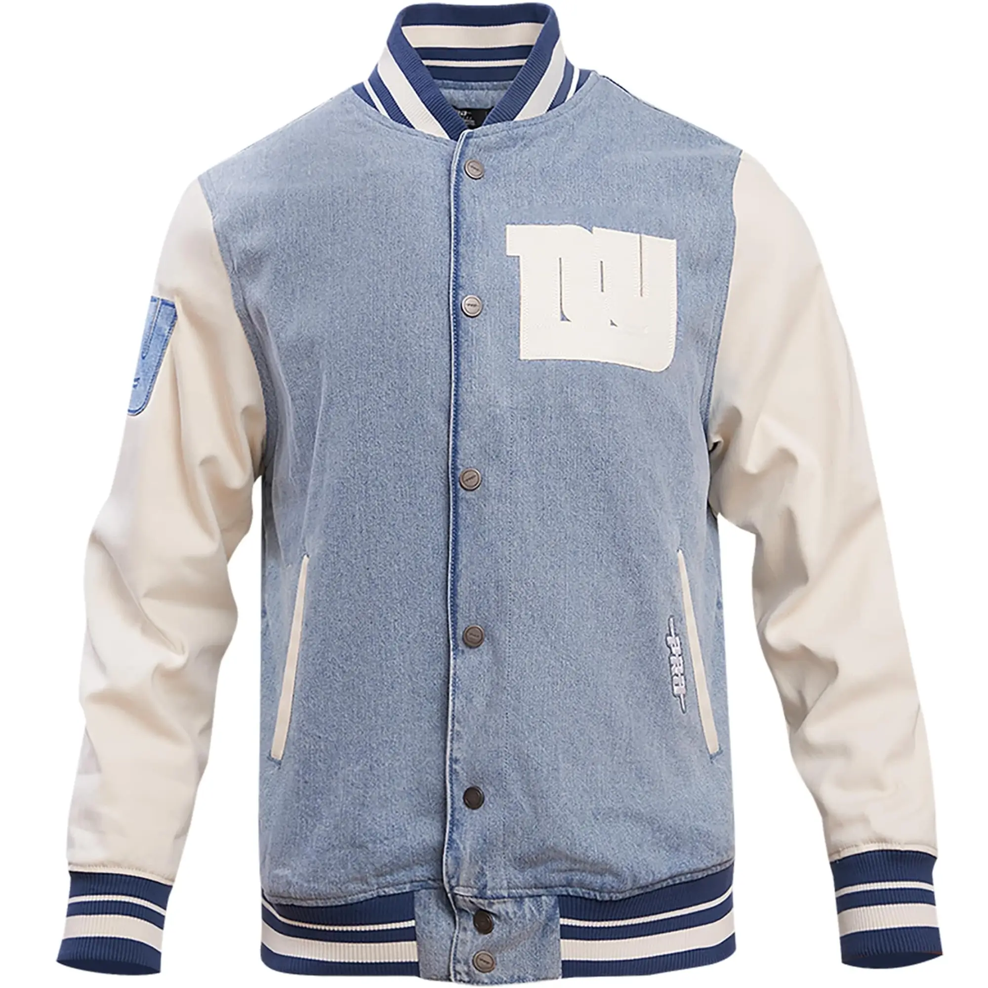 New-York-Giants-Pro-Standard-Denim-Leather-Varsity-Varsity-Jacket-LeatherMoto