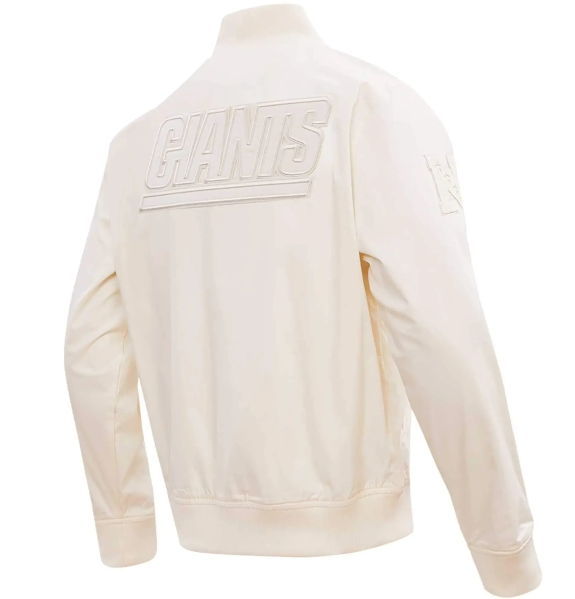 New-York-Giants-Pro-Standard-Neutral-Full-Zip-Satin-Varsity-Jacket-LeatherMoto