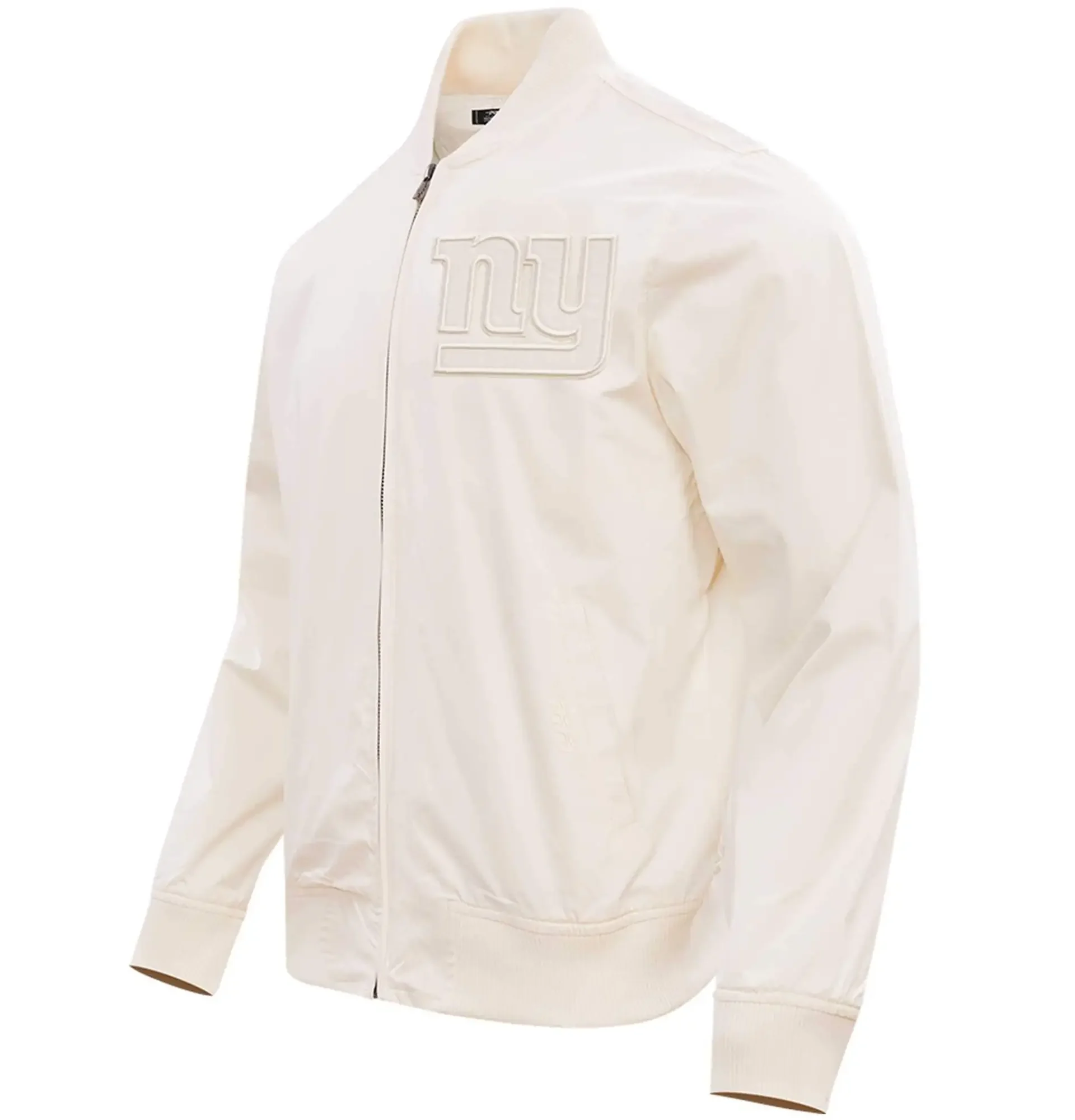 New-York-Giants-Pro-Standard-Neutral-Full-Zip-Satin-Varsity-Jacket-LeatherMoto