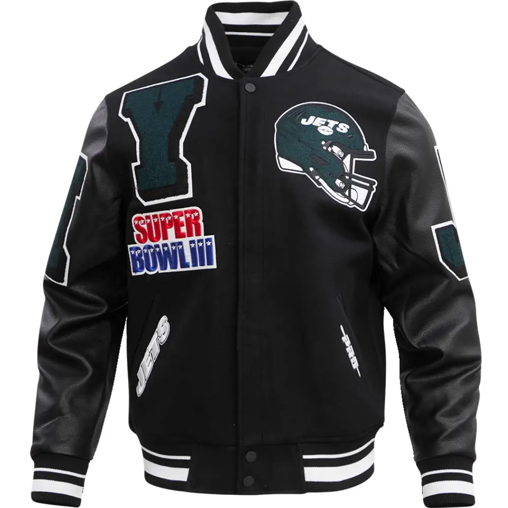 New-York-Jets-Classic-Rib-Black-Wool-Leather-Varsity-Jacket-LeatherMoto
