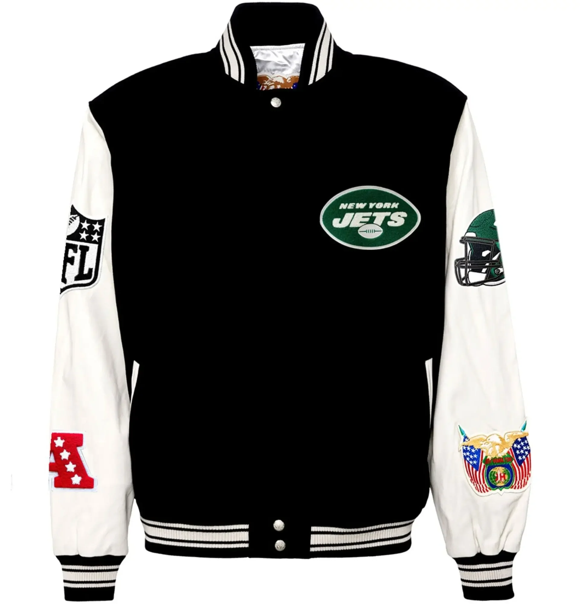 New-York-Jets-Jeff-Hamilton-Classic-Rib-Wool-Leather-Varsity-Jacket-LeatherMoto