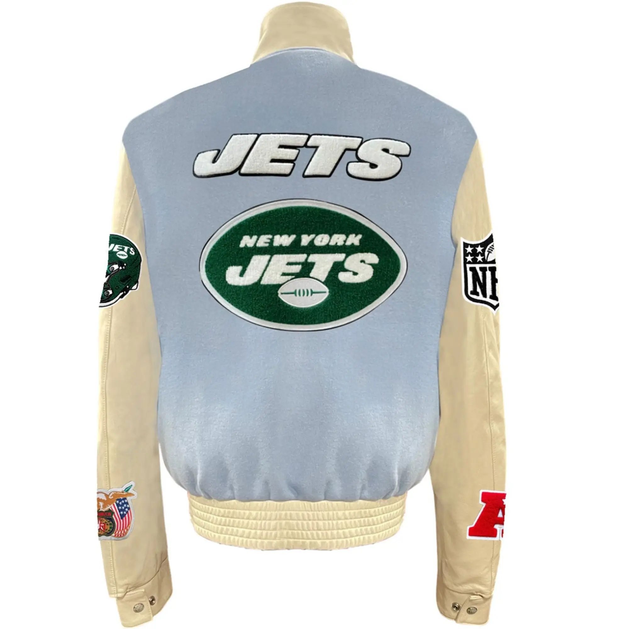 New-York-Jets-Jeff-Hamilton-Stand-Up-Collar-Wool-Leather-Varsity-Jacket-LeatherMoto