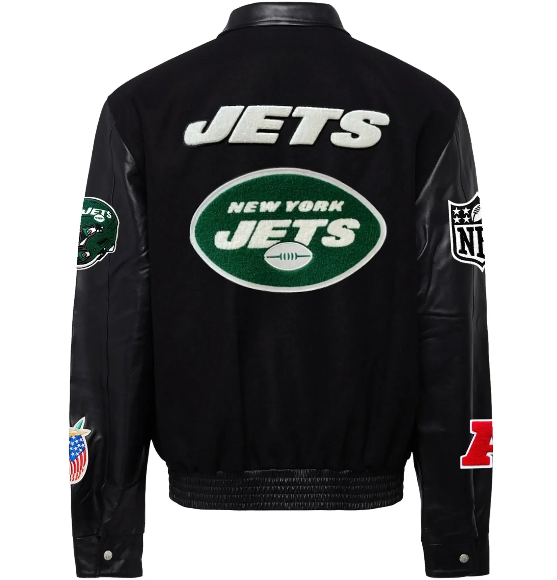 New-York-Jets-Jeff-Hamilton-Wool-Leather-Varsity-Jacket-LeatherMoto