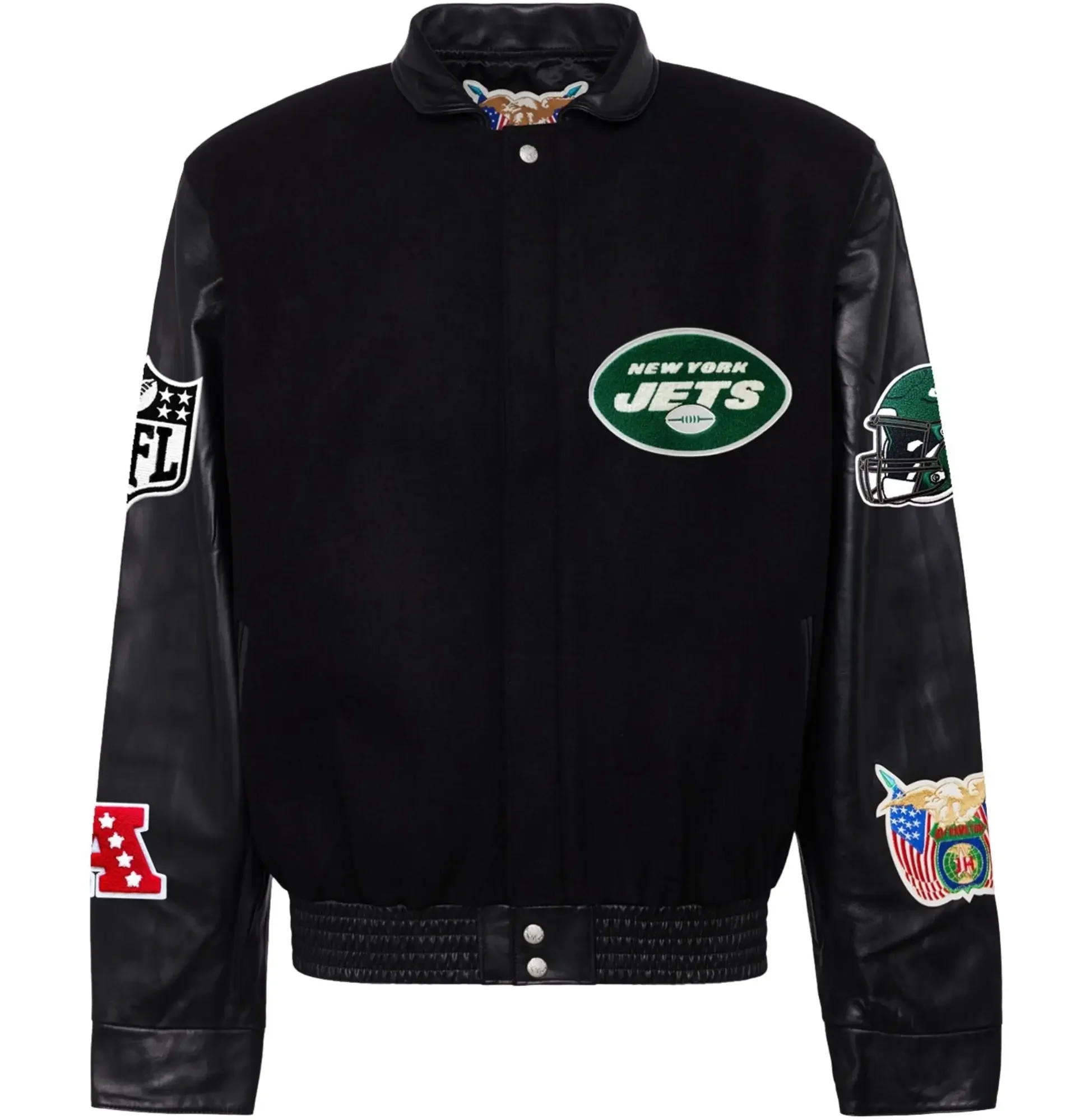 New-York-Jets-Jeff-Hamilton-Wool-Leather-Varsity-Jacket-LeatherMoto