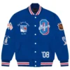 New-York-Rangers-OVO-x-NHL-Blue-Full-Snap-Varsity-Jacket-leather moto (1)